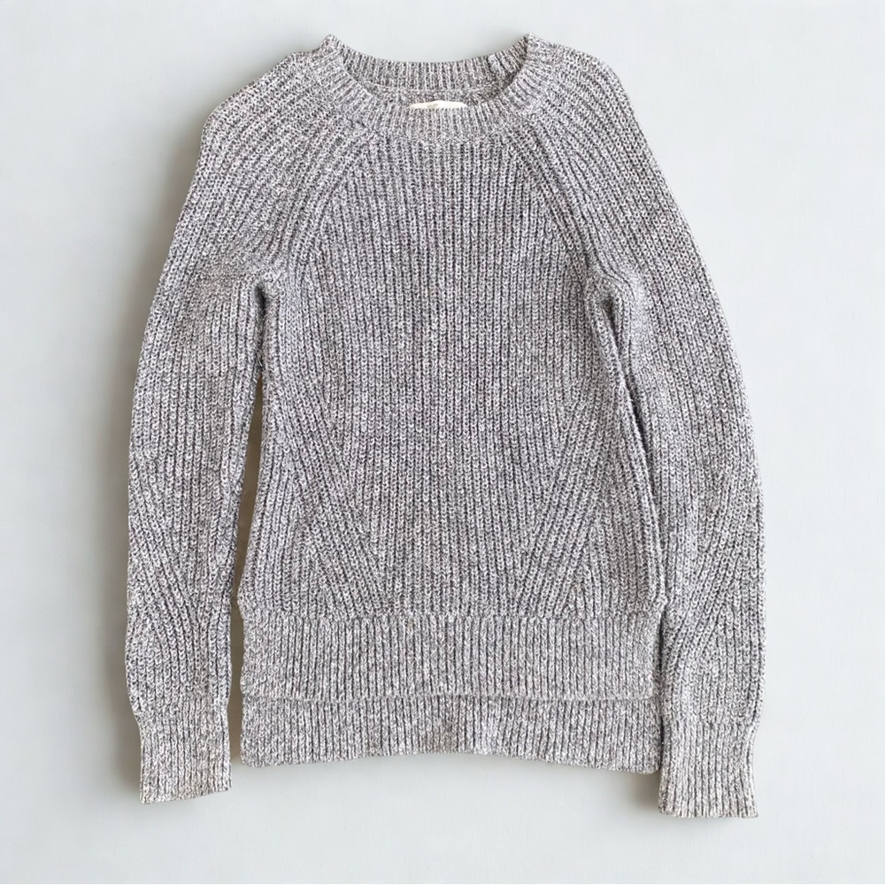 Abercrombie & Fitch Heather Gray Crew Neck Sweater